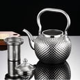 thumbnail image 3 of GUOOL Stainless Steel Teapot Loose Leaf Tea Pot with Tea for All Stovetop 1.2L 1.2L, 3 of 8