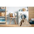 thumbnail image 2 of Ahgly Company Tapis d'Intérieur Lavable en Machine Carré Transitionnel Marron Clair, 7 Pieds Carré, 2 of 7