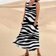 thumbnail image 4 of TJAZFJPA Robe Tube Mode Femme Col Rond Décontractée Imprimé Pissenlit 3D Sans Poignets Poche Longue Robe Débardeur Robe Décontractée Robe Soleil Robes d'Été, 4 of 6