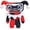 Harley Quinn, variant on XOTX 8.7" Fuggler Funny Ugly Monster, Fuggler X DC Stuffed Animals Toys Batman, Fuggler Stuffed Toys Plush Dolls for Kid, Age 4+