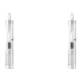 thumbnail image 4 of Wisewang Plastic Toothbrush Washable Reusable Sealed Handheld Tooth Brush Indoor Outdoor Holiday Hotel Teeth Washing Tool White 2Set, 4 of 6