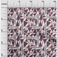 thumbnail image 1 of oneOone Tissu Lycra Polyester Triangle & Ligne Géométrique Tissu de Décor Imprimé BTY 56 Pouces de Large, 1 of 4