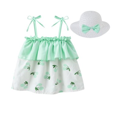 Robe pour Fillette Robe d'Été Filles Robe d'Anniversaire pour Tout-Petit Robe pour Occasion Spéciale Vêtements pour Fillettes 1-2 Ans