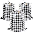 thumbnail image 1 of MesaSe 3Pcs Gift Packing Bag Large Capacity Space-saving Reusable Plastic Merry Christmas Santa Claus Gift Bag for Home, 1 of 8