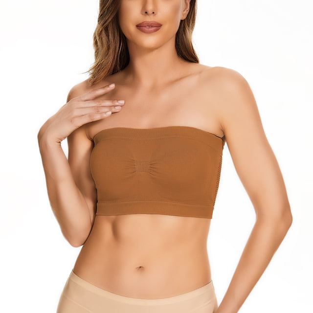 Eyewear Storage 38hh Strapless Bra Womens Non Padded Bandeau Bra Wire Strapless Convertible Bralettes Basic Layer Top Bra