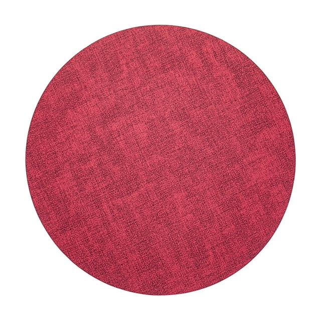 Napperons pour Table Ronde Tissu Cuir Napperon de Table Rond Tapis de Repas Double Face Hôtel Maison Tapis de Cuisine Occidentale Tapis de Bol Napperons Ronds