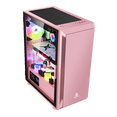 thumbnail image 1 of Segotep GANK 5 Gaming Computer PC Case Support ATX Micro-ATX, MINI-ITX Mid Case USB3.0 Port, mid atx tower Case only Pink, 1 of 2