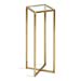 thumbnail image 3 of Kate and Laurel Jaspur Square Metal End Table, 7x7x21, Gold, 3 of 15
