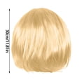 thumbnail image 2 of WIFKLSIIPG Perruque pour Femmes Carnaval Perruque en Cheveux Humains 30cm Perruque Courte Convient à la Décoration de Fête 30cm, 2 of 5