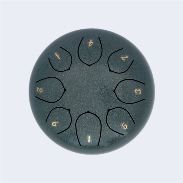 Tambour à Langue en Acier 6 Pouces 8 Notes, Instrument de Musique pour Adultes Premium, Sons Clairs Propres