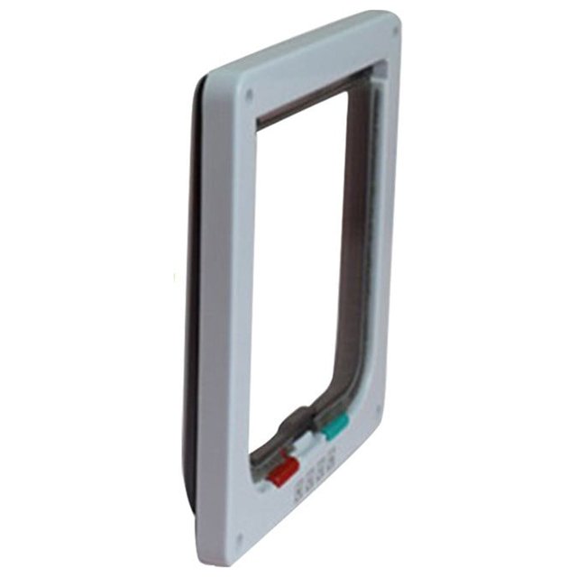LSLJS Porte pour Chien en Plastique Abs, Installation d'Ouverture de Porte, Fournitures pour Animaux