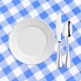 thumbnail image 4 of KAKOWELY 1 Set Picnic Table Accessories Blue and White Plaid Water Resistant for Outdoor Fun, 4 of 6