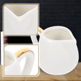 thumbnail image 4 of MasteelfCA 1Pc Ceramic Milk Kettle Practical Sauce Cup Exquisite Milk Cup (White), 4 of 8