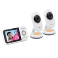 thumbnail image 4 of VTech VM3254-2 2 Camera 2.8” Digital Video Baby Monitor with Night Light, White, 4 of 9