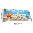 thumbnail image 4 of Beach Towel, EDHITNR Sandproof Quick Dry Microfiber Beach Blanket, 30x60 Inch Compact Travel Towel for Pool Yoga Camping Machine Washable, 4 of 6