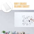 thumbnail image 3 of 1 Set Removable Static Cling Whiteboards Wall Sticker For Kids Multi-Function Whiteboard Dry Erase Board Erasable White Board Sticker Static White Board Sheet, 3 of 8