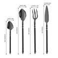 thumbnail image 2 of Aihimol Silverware Tableware Set of 4 Flatware Silverware Set Forks Spoons and Knives Set Kitchen Utensils Set Ergonomic Durable Dishwasher Safe Silver, 2 of 3