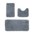 thumbnail image 2 of Sales Today Clearance! 3PCS Solid Color Bath Mat Set, Non-Slip Bathroom Rugs, Soft, Absorbent Toilet Mats, Thick Machine Washable, Easy to Dry for Bathroom Use Deals of The Day Clearance!, 2 of 7