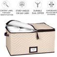 thumbnail image 2 of HOLDN' STORAGE Étui de Rangement pour Verres à Vin 12 - Microfibre Douce, 19 Pouces x 9.5 Pouces x 14 Pouces, 2 of 7