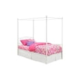 thumbnail image 1 of DHP White Twin Canopy Bed, 1 of 4