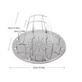 thumbnail image 2 of relayinert Folding Camping Stove Toaster Stainless Steel Camping Toaster Rack Holder 4 Slice Toaster Tray, 2 of 5