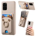 thumbnail image 1 of Étui pour FOXDOCK Samsung Galaxy S20 Plus, Cuir, Ours, Porte-Cartes, 1 of 4