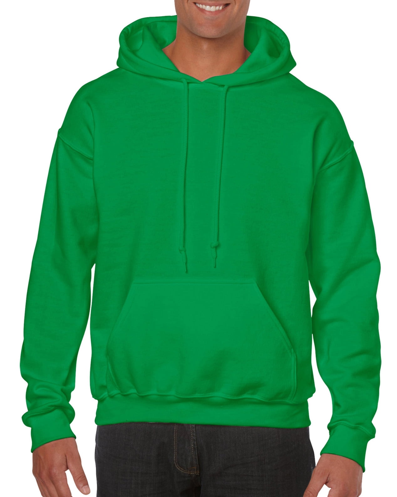 Gildan Mens Heavy Blend Hooded Sweatshirt, XL, Irish Green