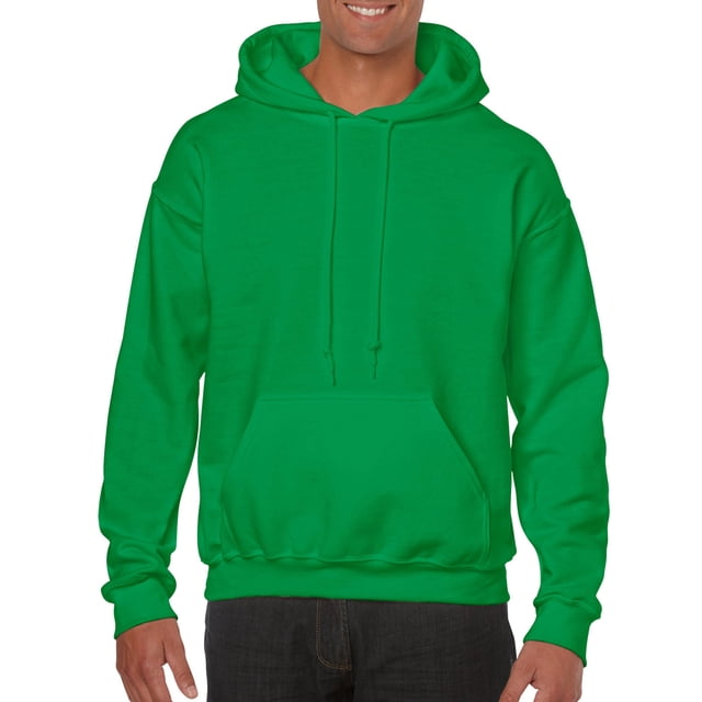 Gildan Mens Heavy Blend Hooded Sweatshirt, XL, Irish Green