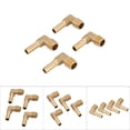 thumbnail image 4 of Roulements de Roue de Remorque L44610 Relais Externe en Laiton 4Pcs Laiton Filetage Mâle Coude Tuyau Queue Raccord de Barb G1 4" 6Mm, 4 of 8