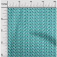 thumbnail image 1 of oneOone Polyester Lycra Dark Teal Green Fabric Triangle Geometric Sewing Craft Projects Fabric Prints By Yard 56 Inch Wide, 1 of 5