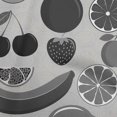thumbnail image 1 of oneOone Cotton Poplin Light Gray Fabric Fruits Sewing Craft Projects Fabric Prints By Yard 56 Inch Wide, 1 of 4
