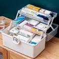 thumbnail image 4 of QTOCIO Home First Aid Kit Hand Helds Emergency Box Small Box Large Capacity Box For Home Use, 4 of 4