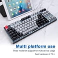 thumbnail image 2 of Clavier Bluetooth 87 Touches Clavier Mécanique Trois Modes pour Tablette Téléphone Ordinateur, 2 of 8