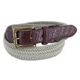 thumbnail image 1 of CTM® Ceinture Tressée Cirée avec Extrémités à Imprimé Croco (Grande Taille pour Hommes), 1 of 2