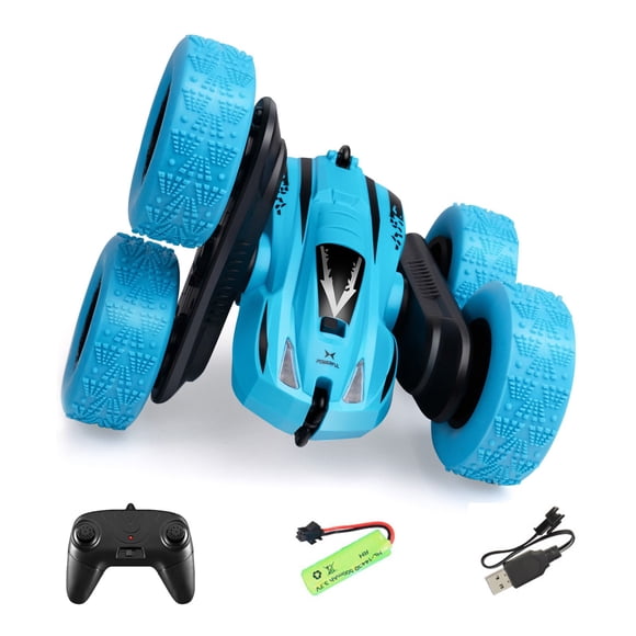 YIMWNYI 2.4G Mini Double-sided Stunt Car, Remote Control Car, 360 Degrees Rotating Drifting Climbing Car, Ideal for Indoor and Outdoor Racing, Great Gift for Ages 6+