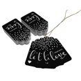 thumbnail image 3 of Inkdotpot Silver Foil Paper Hang Tags Made With Love Text Favor Tags 100 Pack, 3 of 6