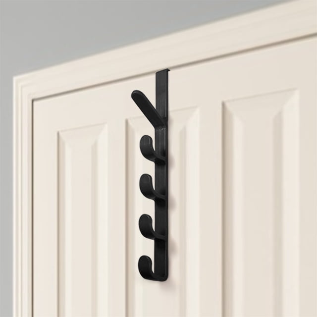Kgfrsd Command Hooks,Hat Organizer,Over The Door Hook Hanger | 5-Hook Heavy-Duty Organizer Rack For Coats, Hats,Hat Rack,Hooks for Hanging,Suction Cup Hooks