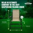 thumbnail image 3 of Caravan Canopy Infinity Suspension Portable Folding Chair, Regular, Beige, 3 of 10