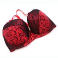 thumbnail image 3 of Amzcrzy Minimizer Bra for Women - Oversize Lace Bralettes Floral Plus Size Bra with Underwire Woman's Full Coverage Lace Bra Soft Support Unlined Non Padded Bra, 3 of 4