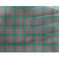 thumbnail image 4 of oneOone Georgette Viscose Fabric Madras Check Printed Craft Fabric BTY 42 Inch Wide, 4 of 4
