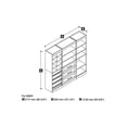 thumbnail image 2 of Bestar Pur Organisateur de garde-robe 86“, 2 of 5