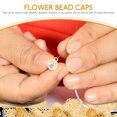 thumbnail image 3 of 1200 Pcs Embouts de Perles Fleur Embouts de Perles Entretoise Embouts de Perles Embouts de Perles de Collier pour Bricolage, 3 of 9