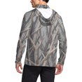 thumbnail image 4 of Chandail à Capuchon Rafraîchissant pour Hommes Unisexe à Imprimé Camouflage, Couvre-Visage et Protection Solaire UPF, Haut à Manches Longues Coupe Raglan avec Tissu Ultraléger Qui Évacue l'Humidité, Capuche Ajustable pour Aventures d'Été Style Décontracté Sportif, 4 of 9
