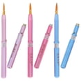 thumbnail image 1 of Shisuyan 6 PCS Portable Metal Shell Lip Brush Telescopic Fiber Lip Brush Retractable Makeup Brush, 1 of 9