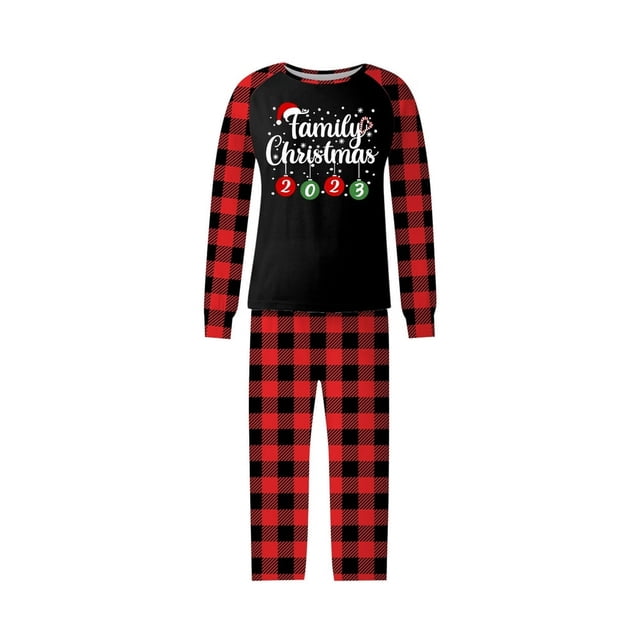 Pyjamas de Noël Assortis pour Hommes Ensembles de Pyjamas de Vacances pour la Famille