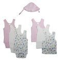 thumbnail image 1 of Bambini Ensemble Layette d'Été 7 Pcs pour Filles, 1 of 3