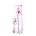 thumbnail image 4 of Ovzne Robes d'Été pour Femmes 2025 Robe Femme Femmes Été Décontractée Plissée Imprimée Camis Sans Manches à Col en V Robe de Vacances Robe Imprimée Liquidation, 4 of 5