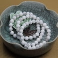 thumbnail image 2 of Bracelet Extensible Unisexe en Perles Rondes de 8 mm en Howlite Blanche Naturelle, 2 of 5