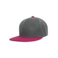 thumbnail image 1 of Top Headwear Flat Bill Adjustable Snapback Cap - Grey/Pink, 1 of 2