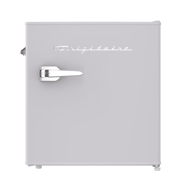 Frigidaire 1.6 Cu. ft. Retro Mini Fridge with Side Bottle Opener, Compact Refrigerator with Freezer Compartment, Moonbeam
